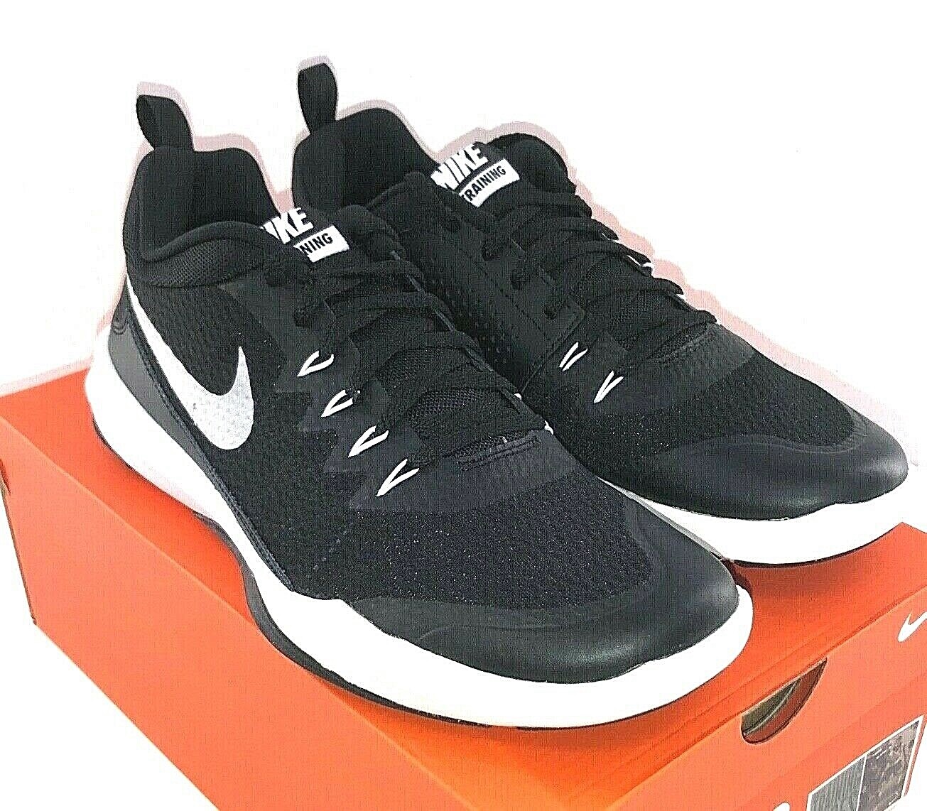 NIKE Legend Trainer Men's Training Shoe Black / White / Silver 924206-001 NWD