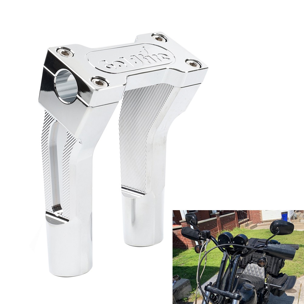 6" Pullback Handlebar Risers Clamp Chrome Fits for Harley 1" Handlebar