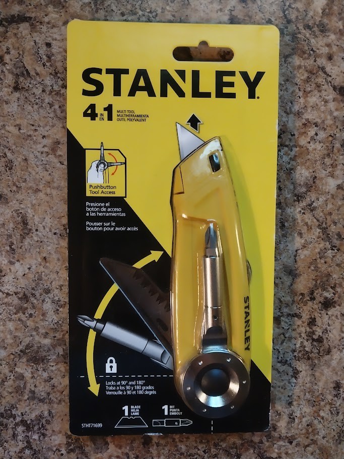Stanley- 4 IN 1 Push Button Multi Tool * STHT71699