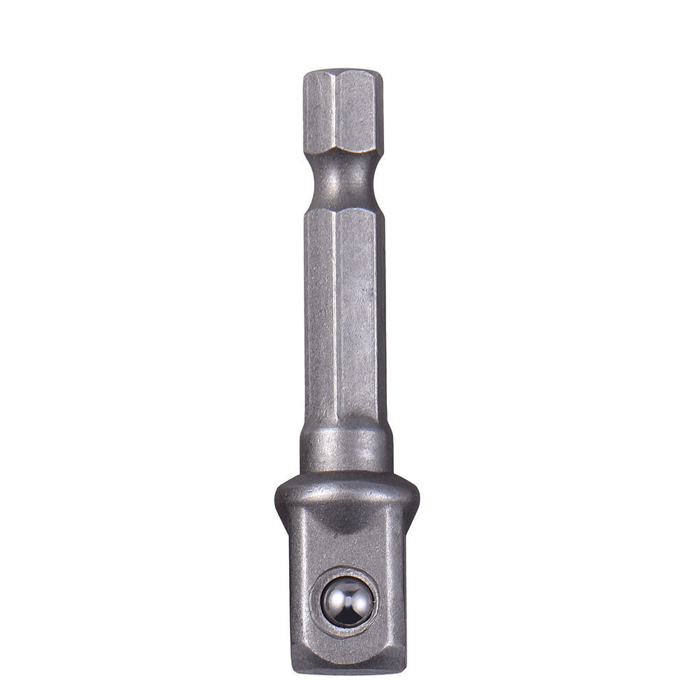3Pcs 1/4" 3/8" 1/2" Impact Driver Tools Socket Adapter Drill BIts Set Hex Shank