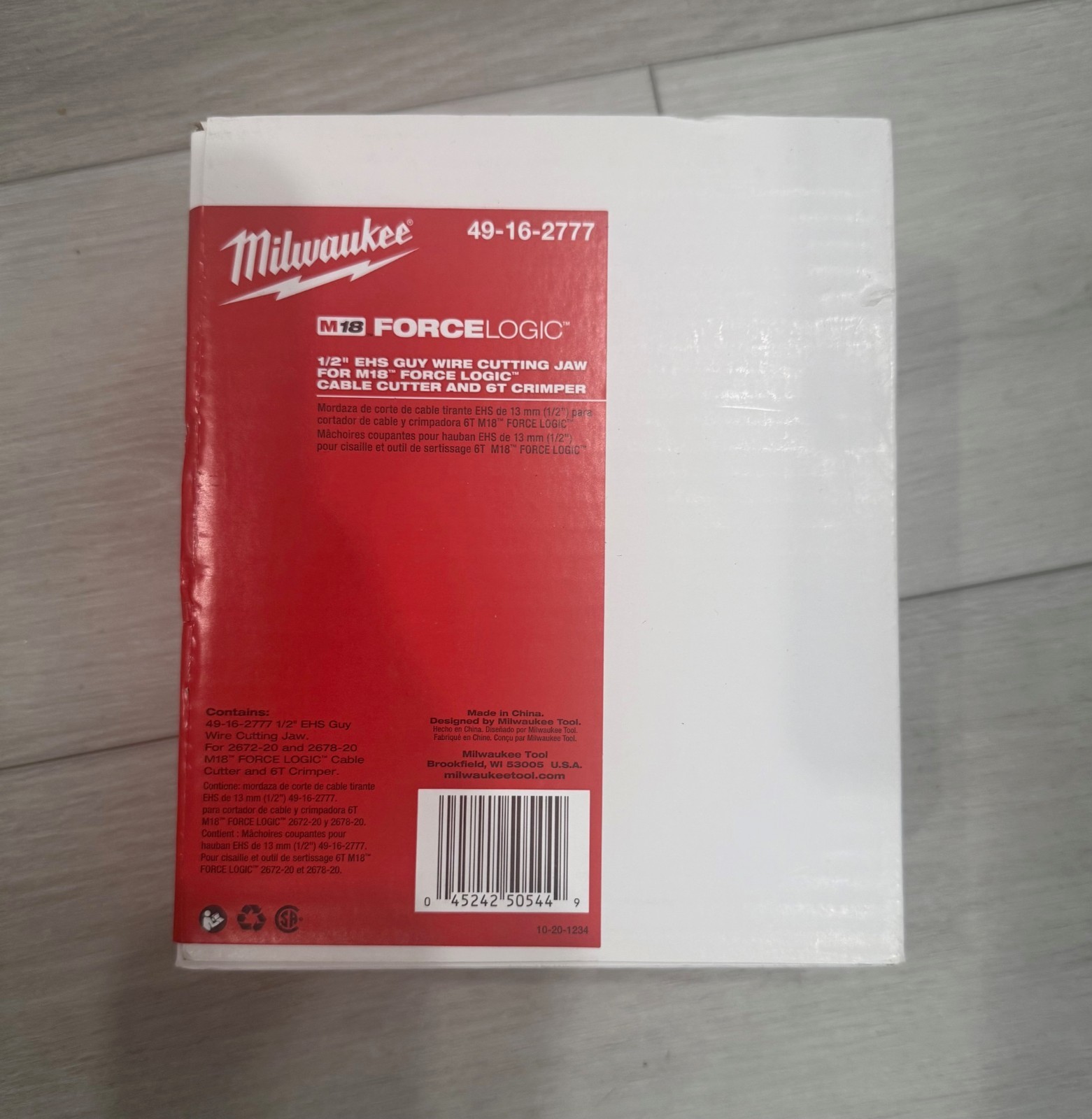 49-16-2777 Milwaukee Crimper Cutting Jaw EHS 1/2" (New)