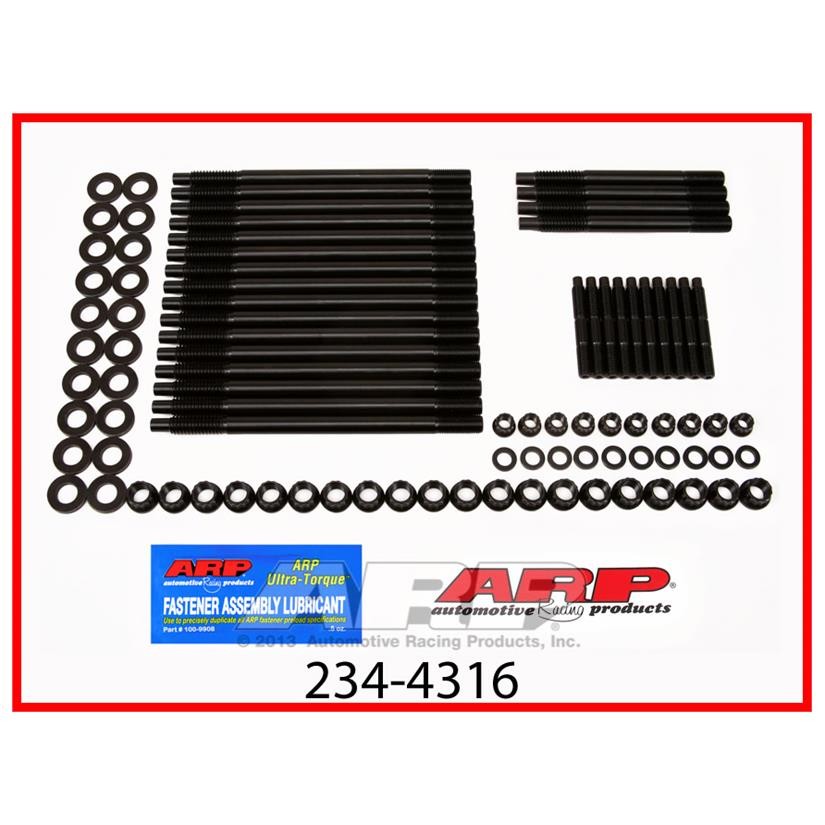 Enginetech High Performance Engine Cylinder Head Bolt Kit BBPT234-4316 for Relia