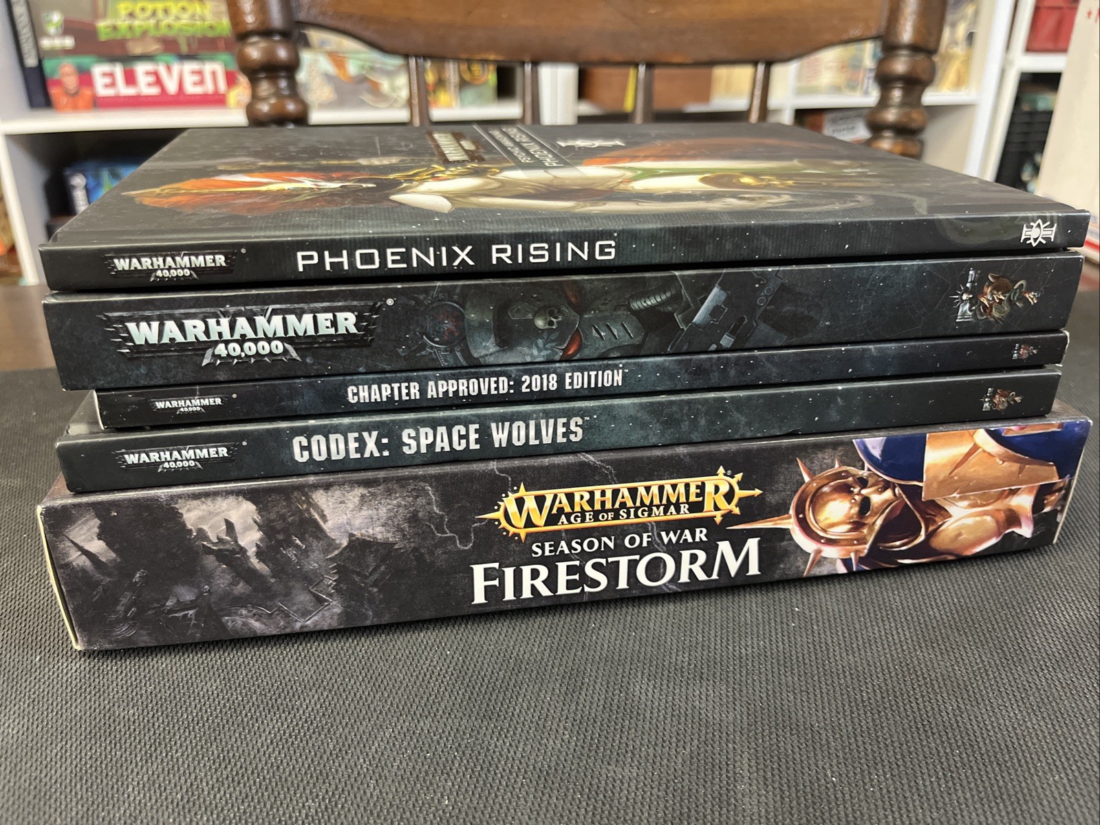 Warhammer  40k Game and Book Lot w/ Core Rulebook Firestorm Phoenix Rising &more