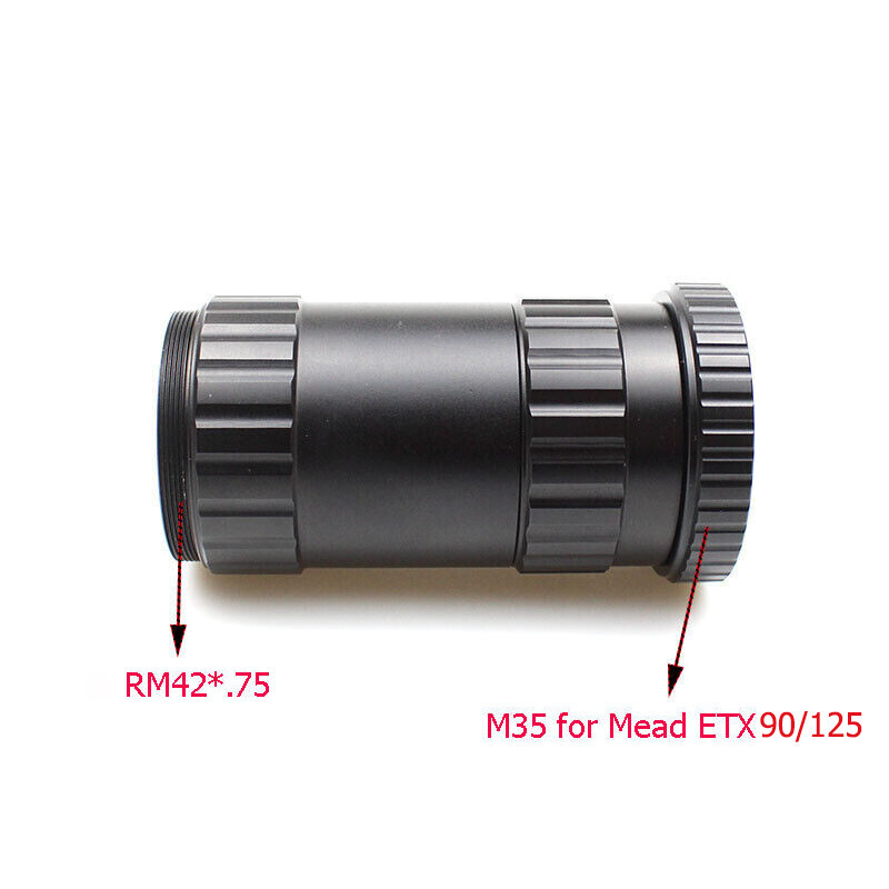 M35 to RM42 Adapter for MEAD ETX Series Micro-single/ SLR Cameras Photography