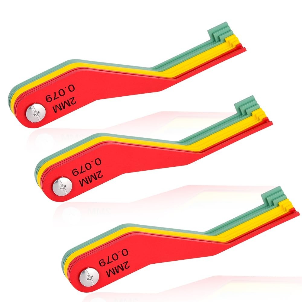 Easy Read Brake Pad Thickness Gauge - 3 Pack