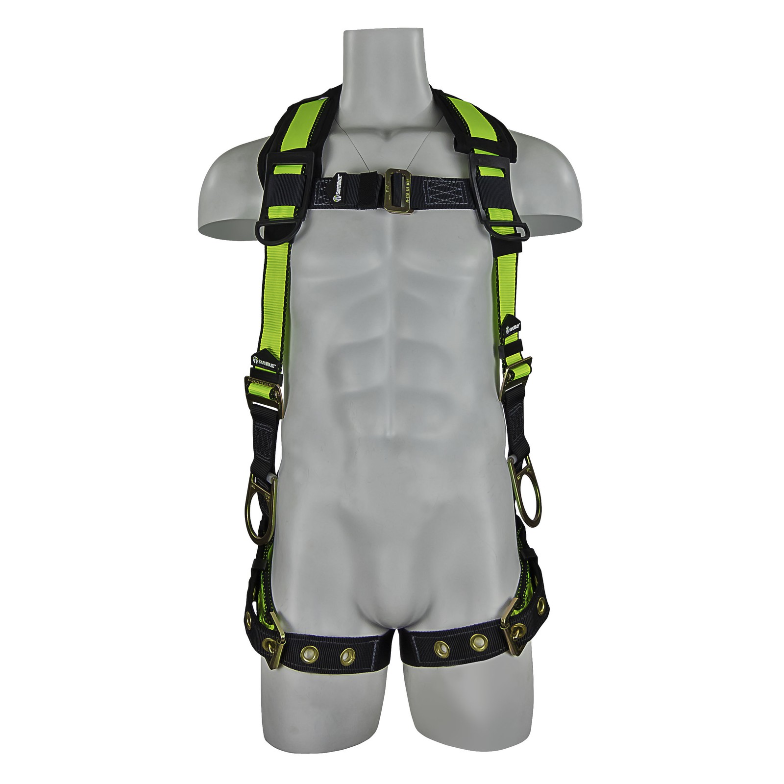 SafeWaze FS285-L/XL Pro Full Body Safety Harness L/XL 3 D-Ring Vest