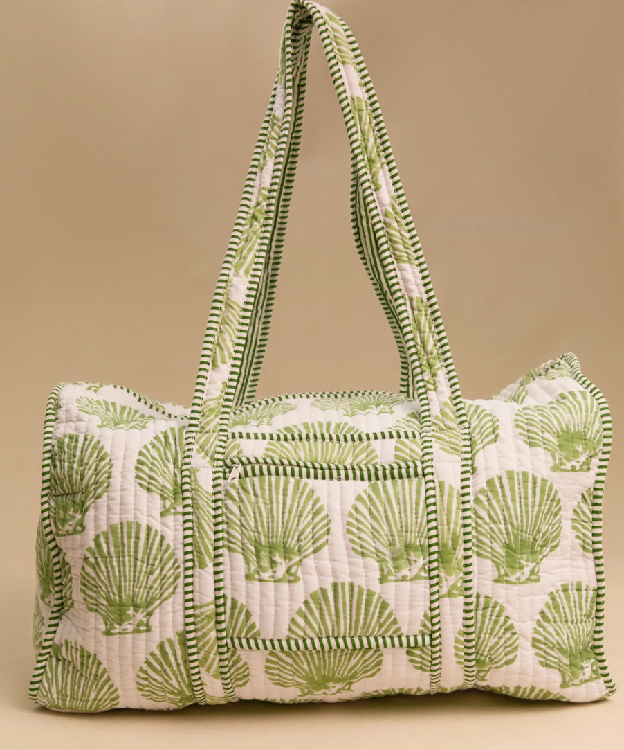 Sea Grove Quilted Duffel Bag