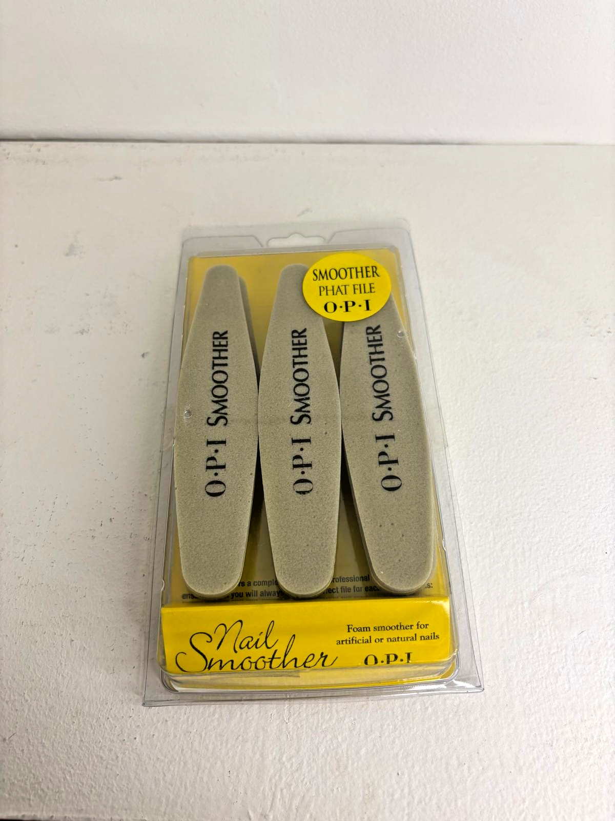 1 PACK Of 6 OPI FOAM SMOOTHER FOR ARTIFICIAL OR NATURAL NAILS 400 GRIT - NEW
