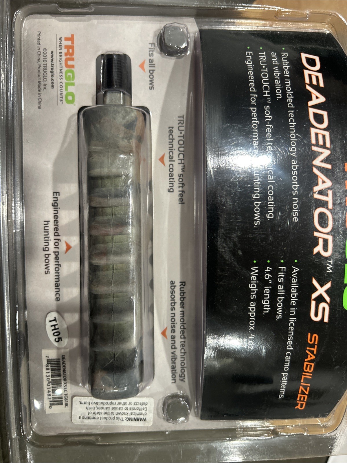 TRUGLO Gs88939 Deadenator XS Stabilizer - Lost Camo TG818C