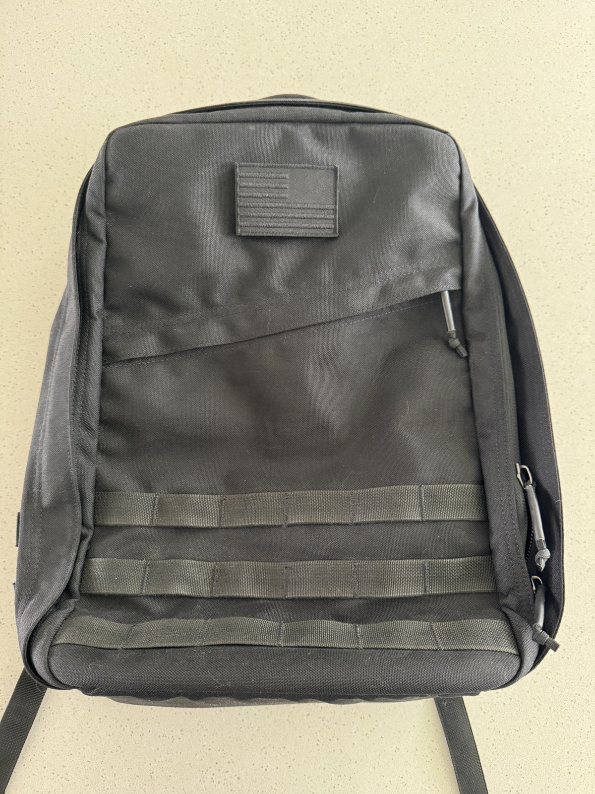 Goruck GR1 USA 21L Black Cordura 1000D w/ 210D Back Pannel