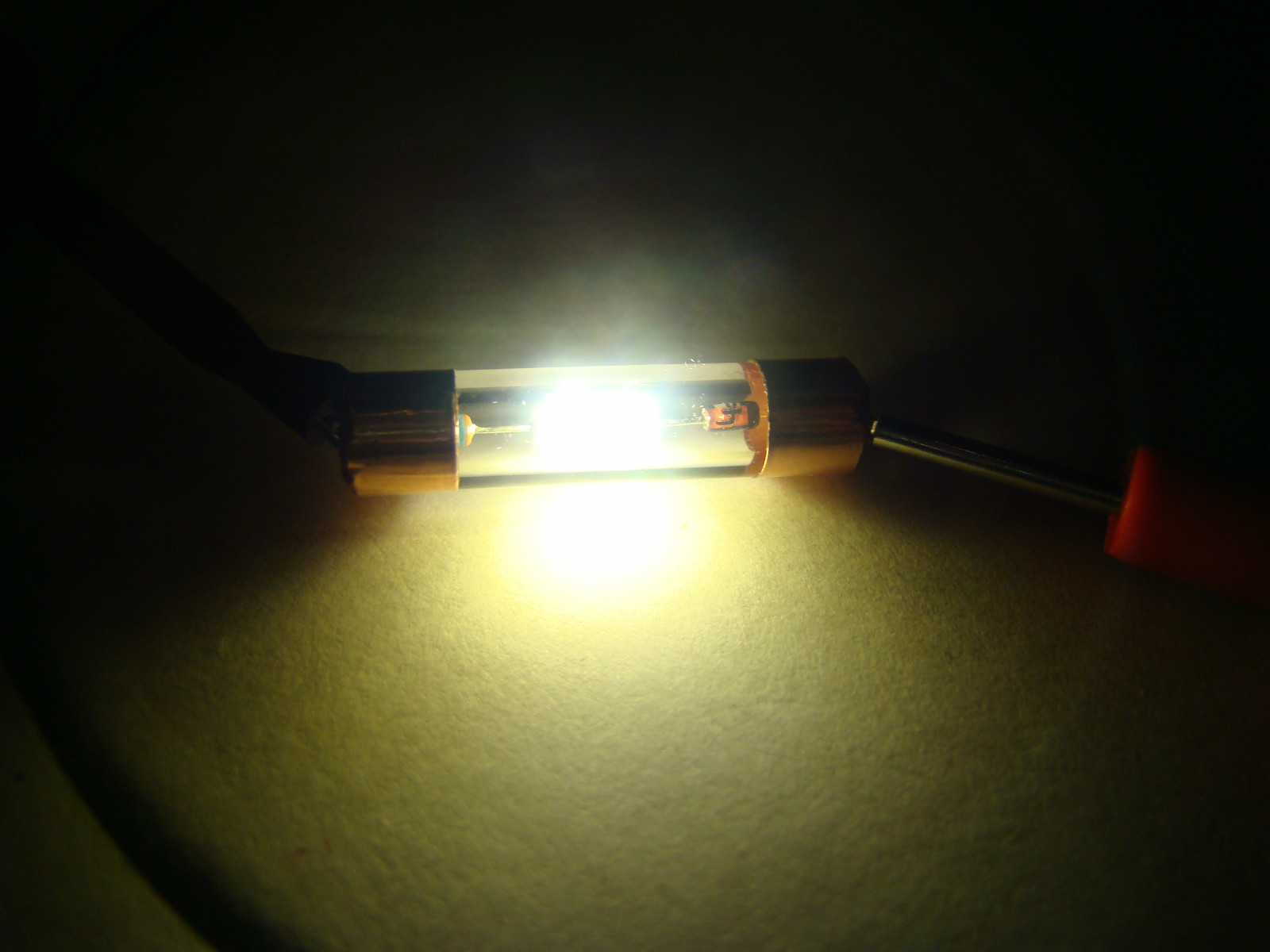WARM WHITE 8 VAC LED FUSE LAMP FOR MARANTZ AND MANY OTHERS