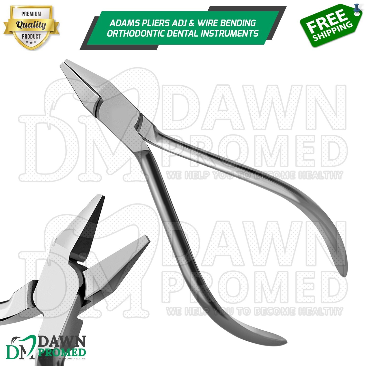 Adams Pliers Adjustment & Wire Bending Orthodontic Dental Instruments German Gr