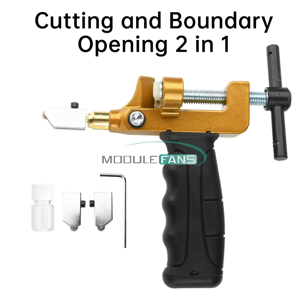 2 in 1 Tile Glass Cutter Professional Ceramic & Porcelain Cutting Hand Tool DIY.