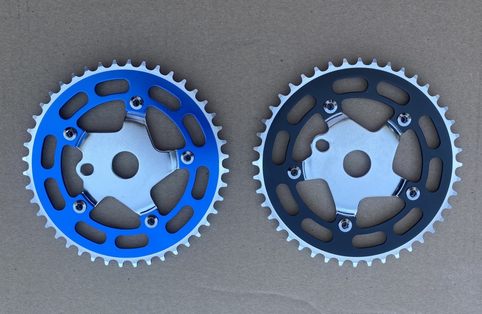 Alloy/Steel Sprocket 44T 1/2"x1/8 Bicycle Chainring BMX Cruiser Bike 2 Colors