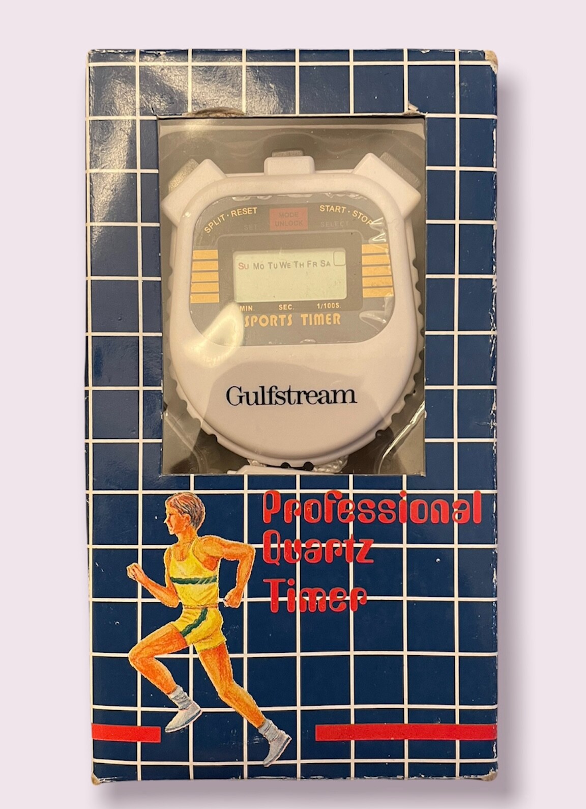 Vintage Gulfstream Stopwatch Timer Chronograph Quartz Aerospace NIB Sports