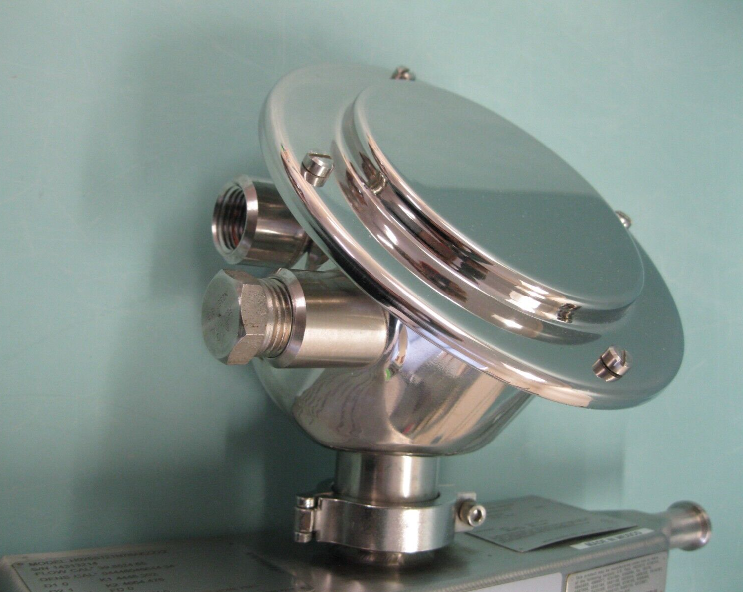 1/2" Micro Motion H025 Hygienic Mass Flow Sensor 800 Enhanced Core Processor C19