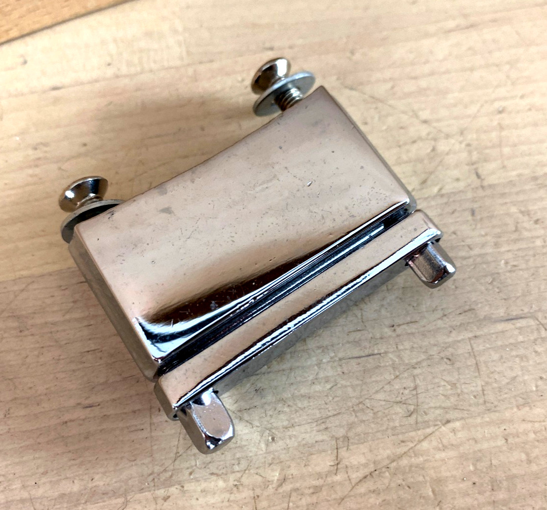 BUTT PLATE Snare Drum Wire Tie Block Clamp Part Generic Import 40mm 1-9/16" Hole