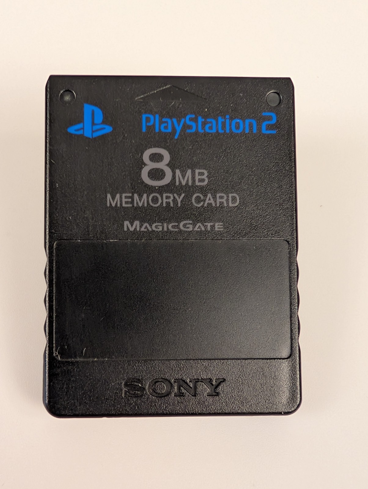 Black Sony PlayStation 2 PS2 Original OEM MagicGate 8mb Memory Card Authentic⬅️