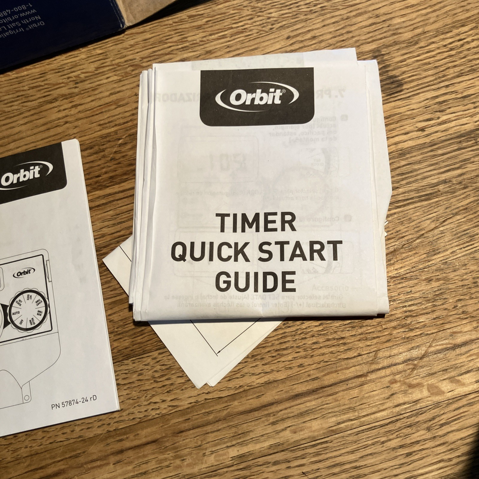 Orbit 4 Station Easy Set Logic Indoor Sprinkler Timer Model: 57874