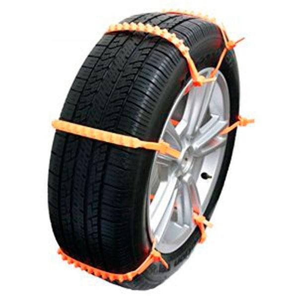 6pc TYRE HELPER TIE ANTI SKID SNOW ICE GRIP CHAINS MUD FESTIVALS ADJUSTABLE