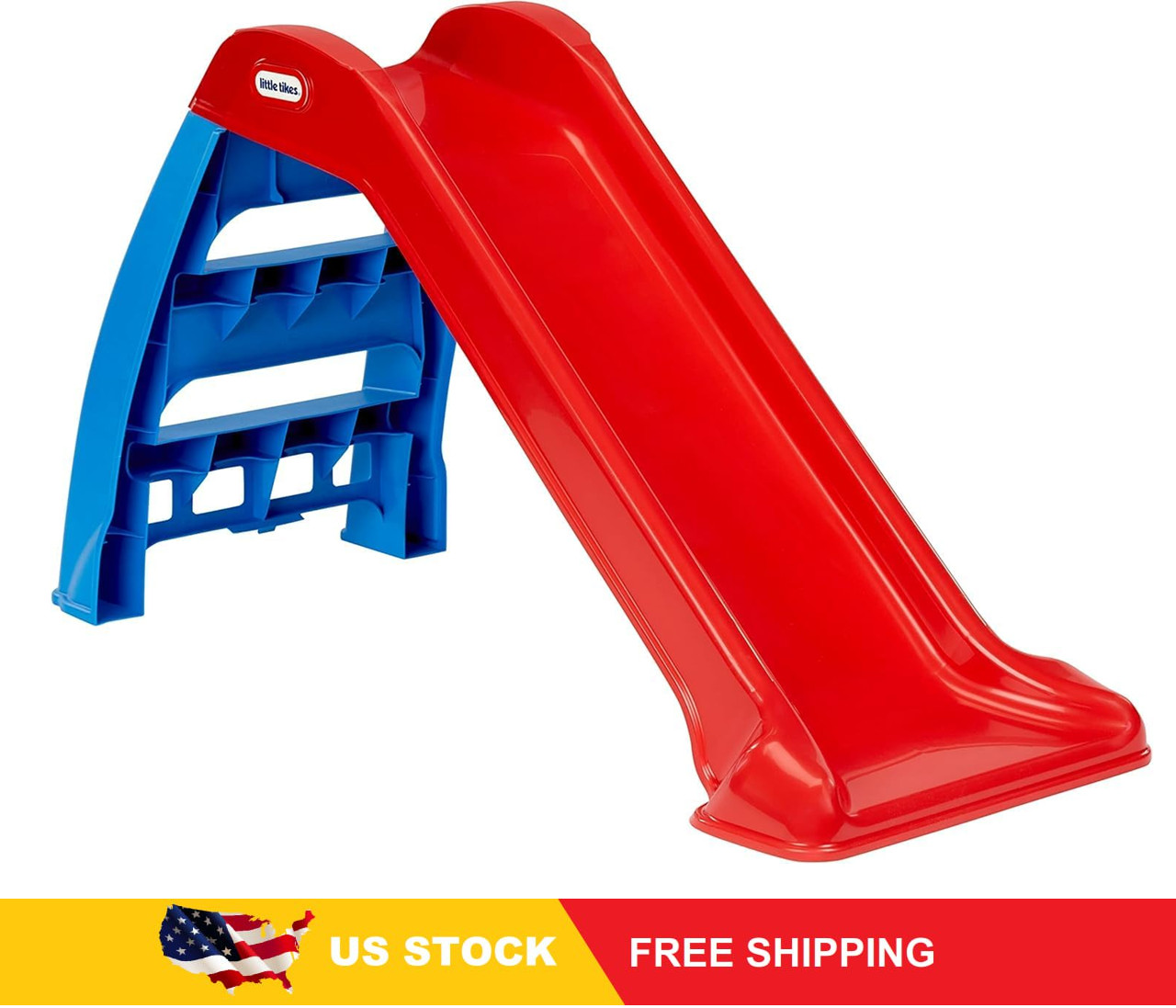 Little Tikes First Slide for Kids, Easy Set Up for Indoor Outdoor, Easy to Store