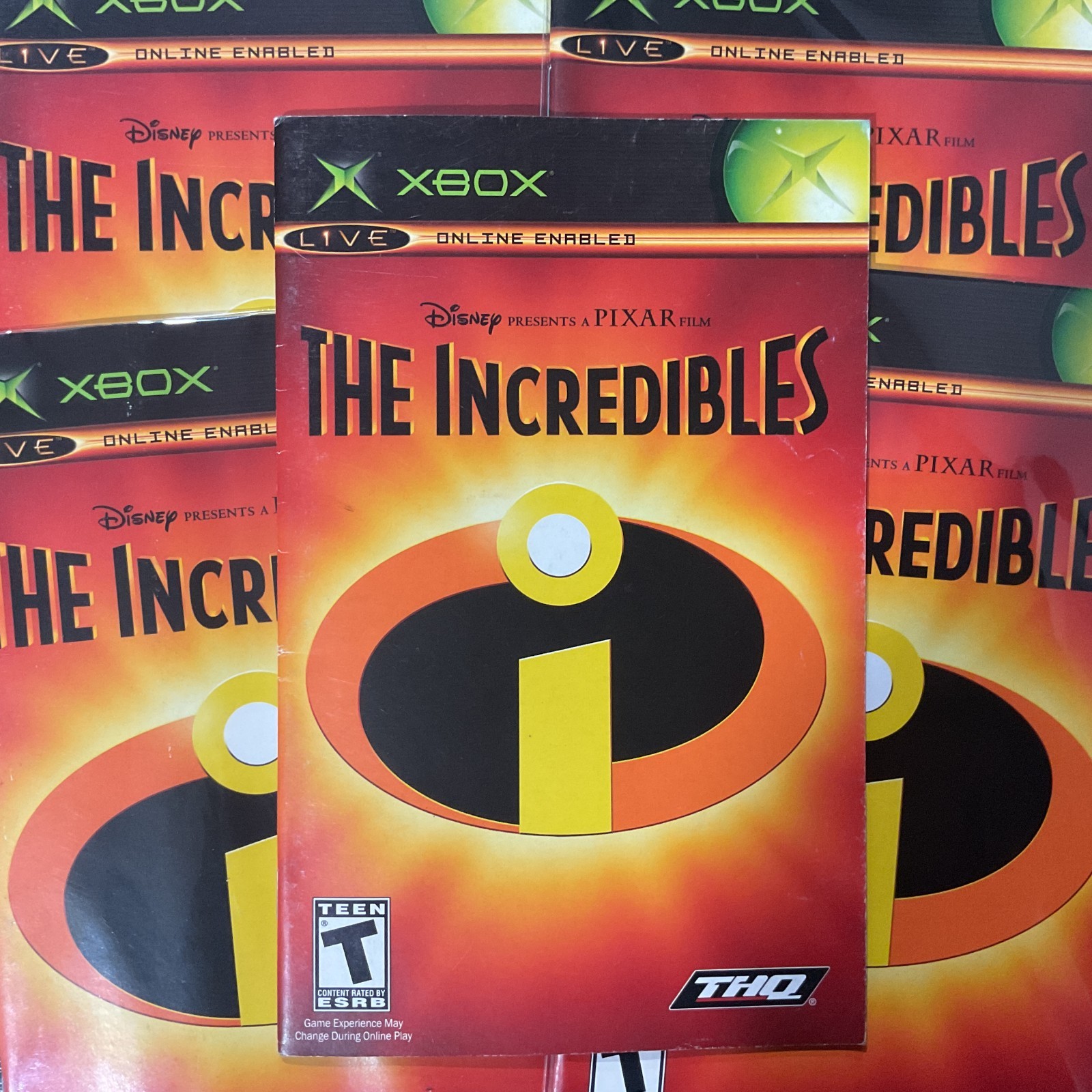 The Incredibles Microsoft XBOX Instruction Manual Only