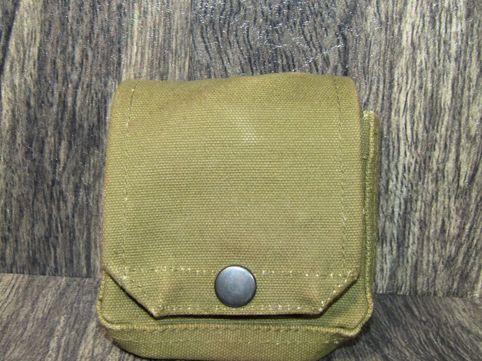 Vintage Engineer Directional Compass Green with Pouch 2" Diameter Hiking Camping