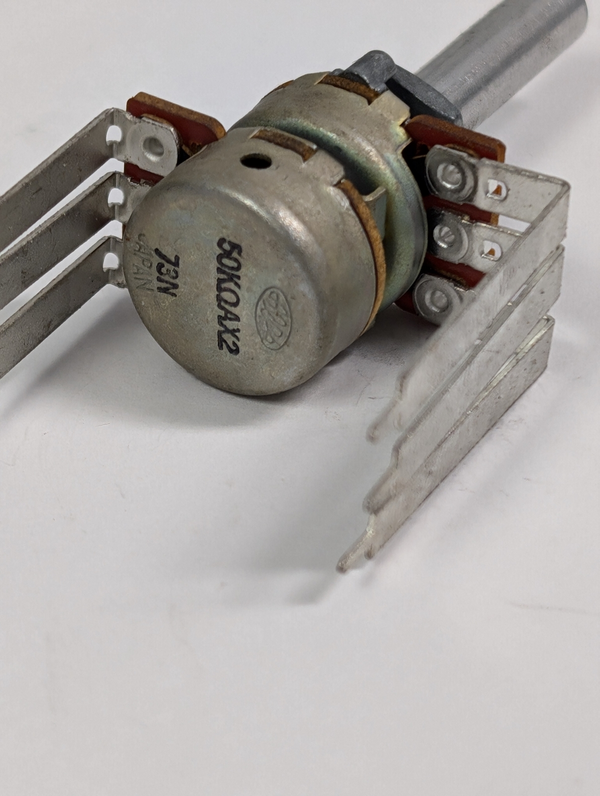 ALPS DUAL 50K OHM AUDIO TAPER POTENTIOMETER