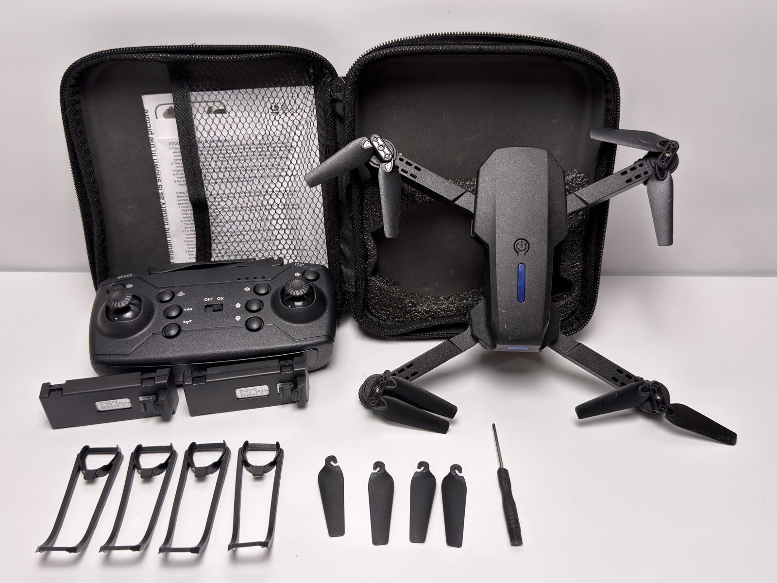 Foldable RC Drone with Camera & Remote Control FPV Quadcopter Tested