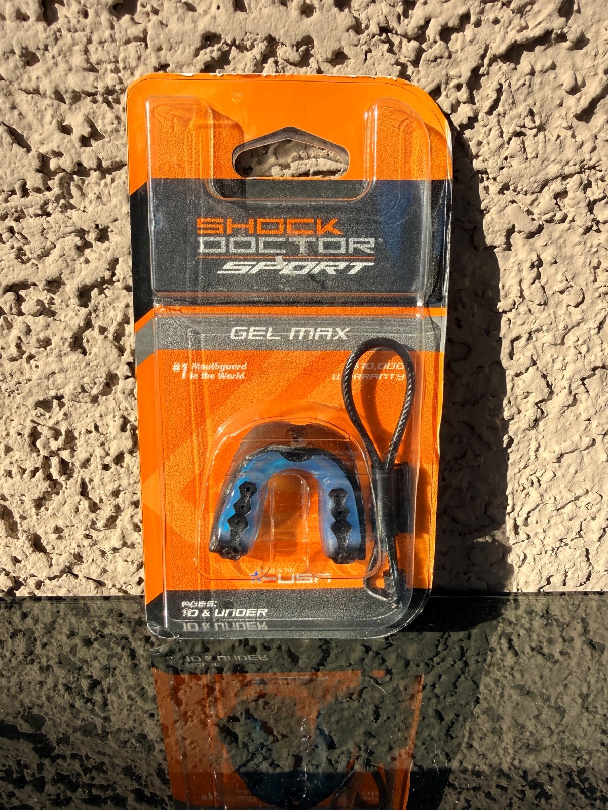 Shock Doctor Gel Max Mouthguard for Sports Youth AGE 10 & Under USA NEW