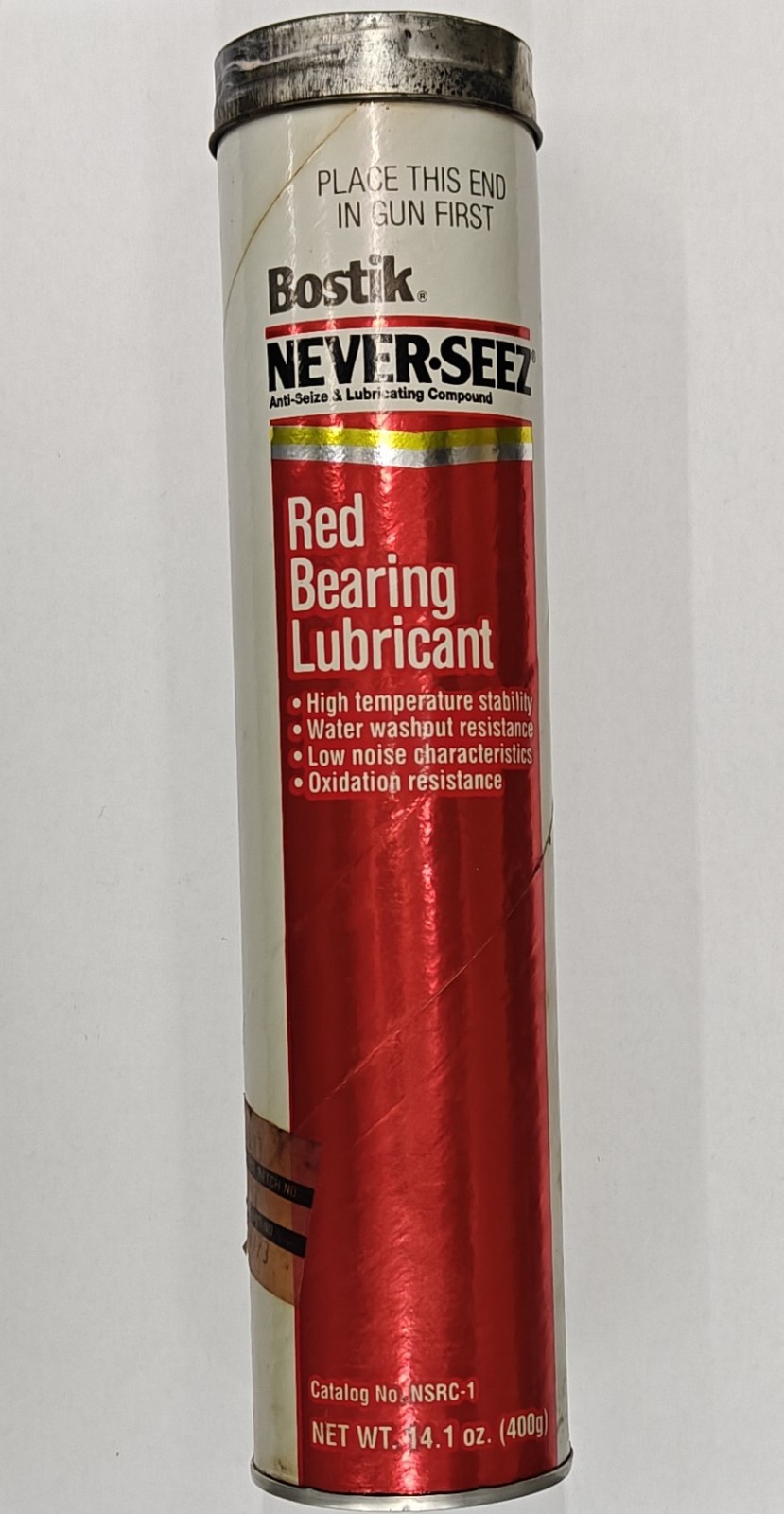 Bostik Never-Seez Red Bearing Lubricant 14.1 Oz (400g) NSRC-1 USA