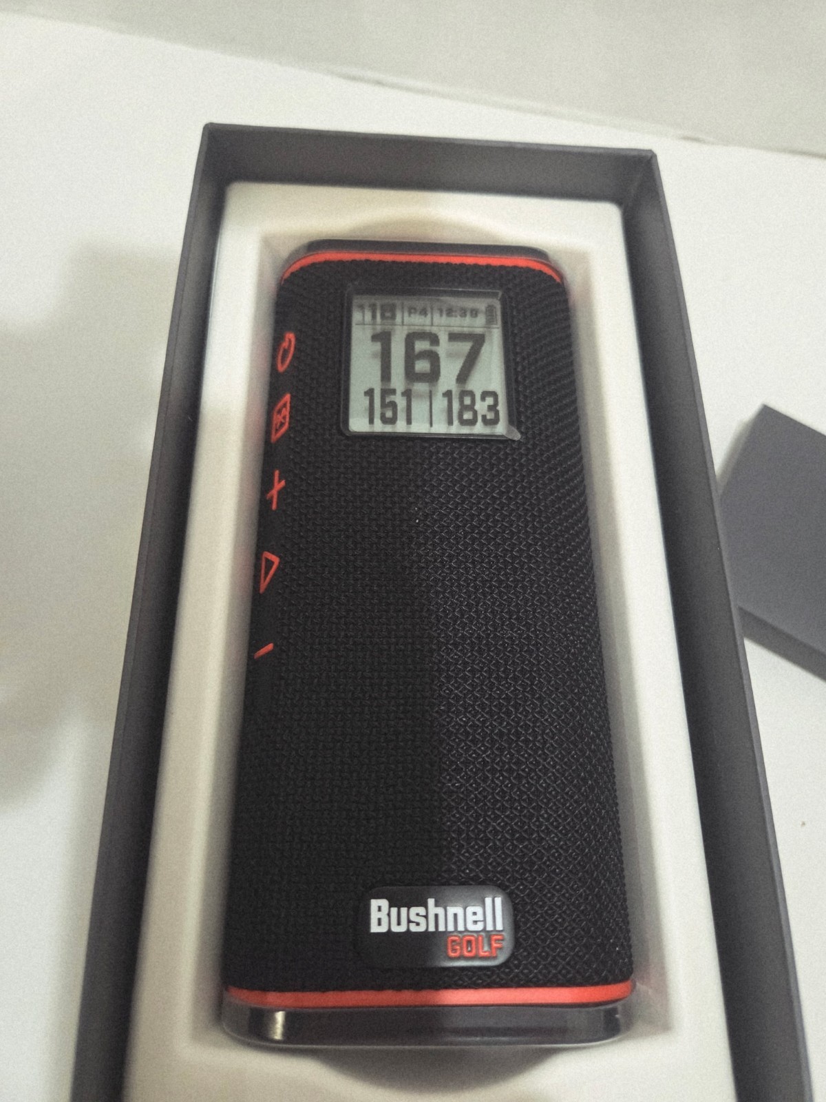 Bushnell Wingman View GPS Golf Speaker with Viewable LCD Screen, Open Box WORKS