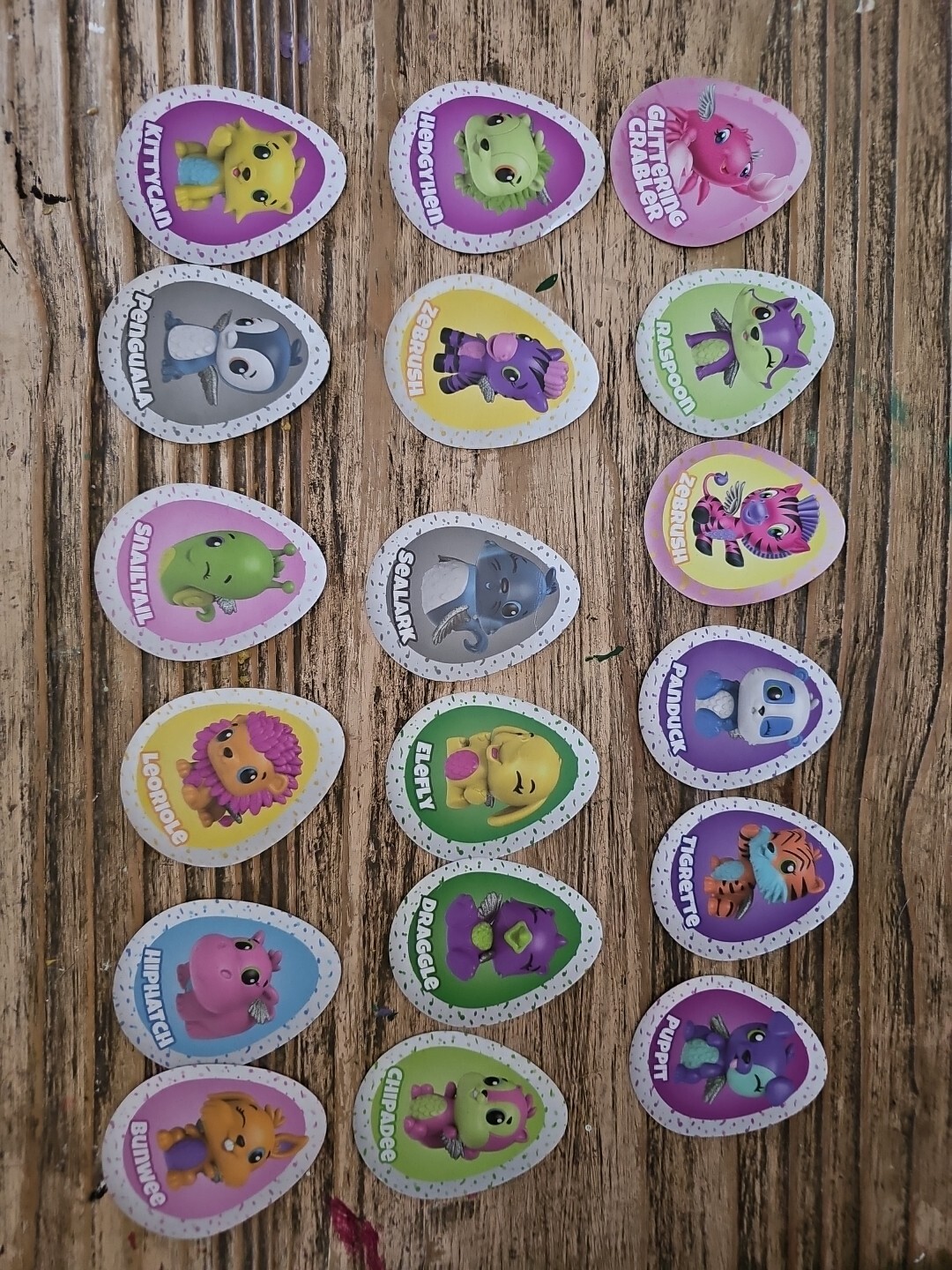 2018 Hatchimals HATCHTOPIA GAME 48 EGG CARDS Replacement