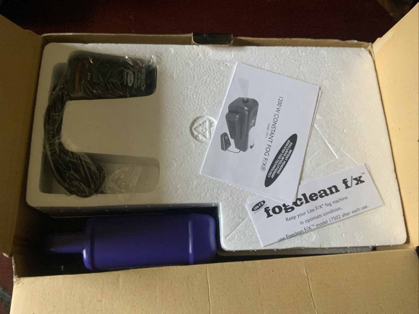 Constant Fog F/X Fog Machine NEW with Fog Juice