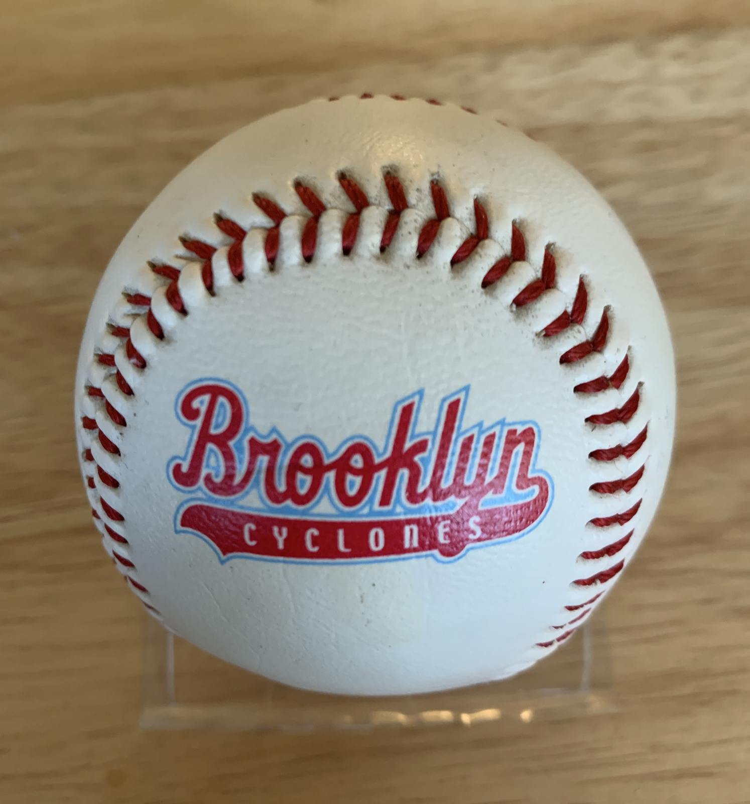 BROOKLYN CYCLONES VERY RARE TEAM LOGO BASEBALL ⚾️ SGA ORGAN DONATION PROMO BALL