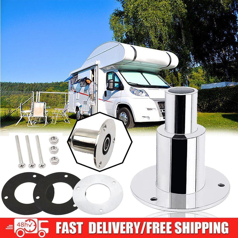 For Boat Car 24mm Thru Hull Exhaust Skin Fitting Tube Pipe Air-Diesel Heater NEW