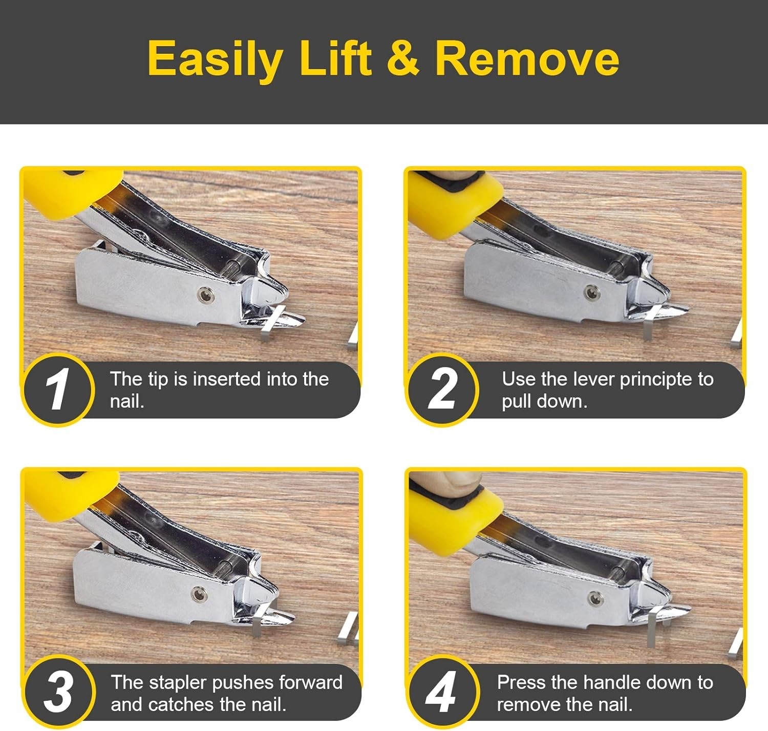 High-Quality Heavy Duty Staple Puller - Effortless Removal for All Surfaces