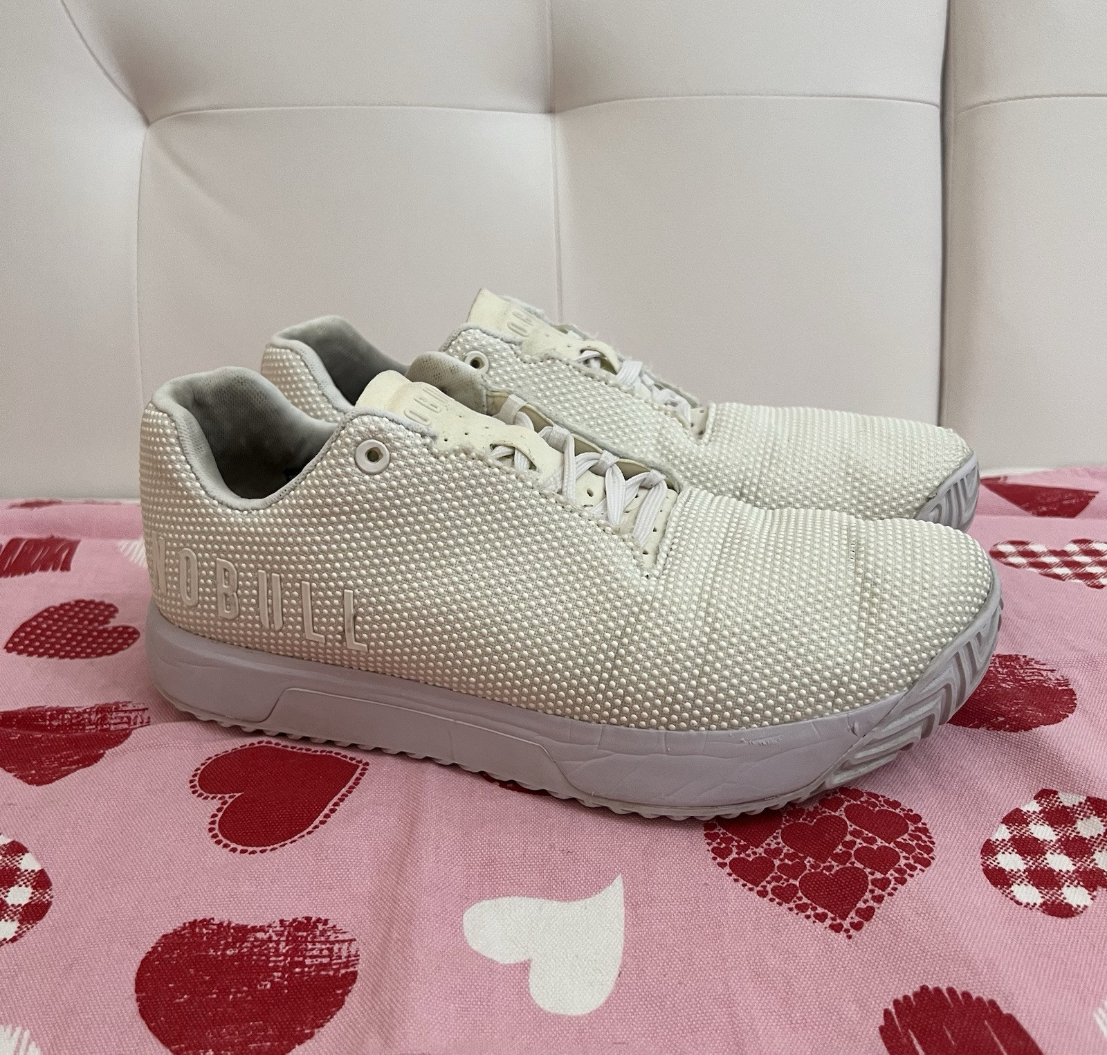 Nobull Superfabric Trainers Gym Sneakers Shoes White Men’s Size 8.5