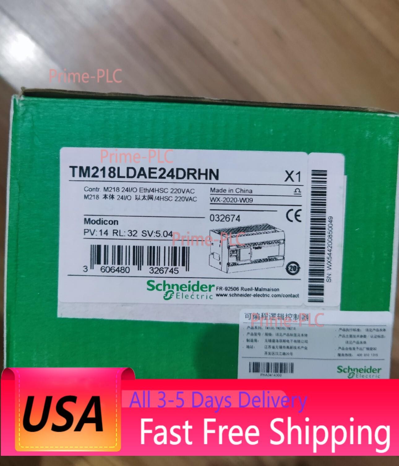 TM218LDAE24DRHN brand new Schneider programmable module, free shipping