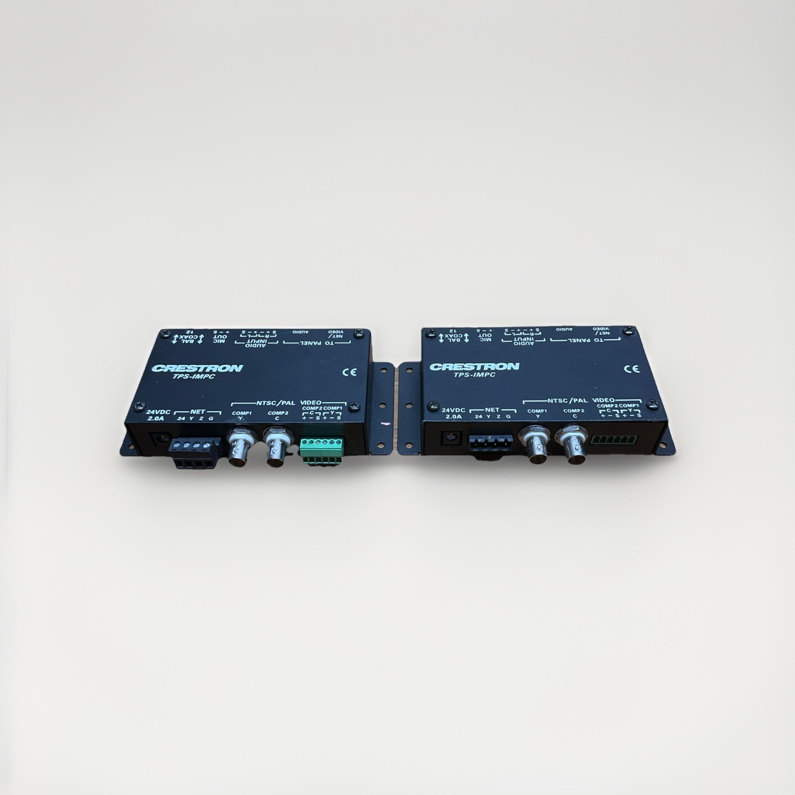 Lot of 2 Crestron TPS-INPC Interface Modules – Untested, AS-IS