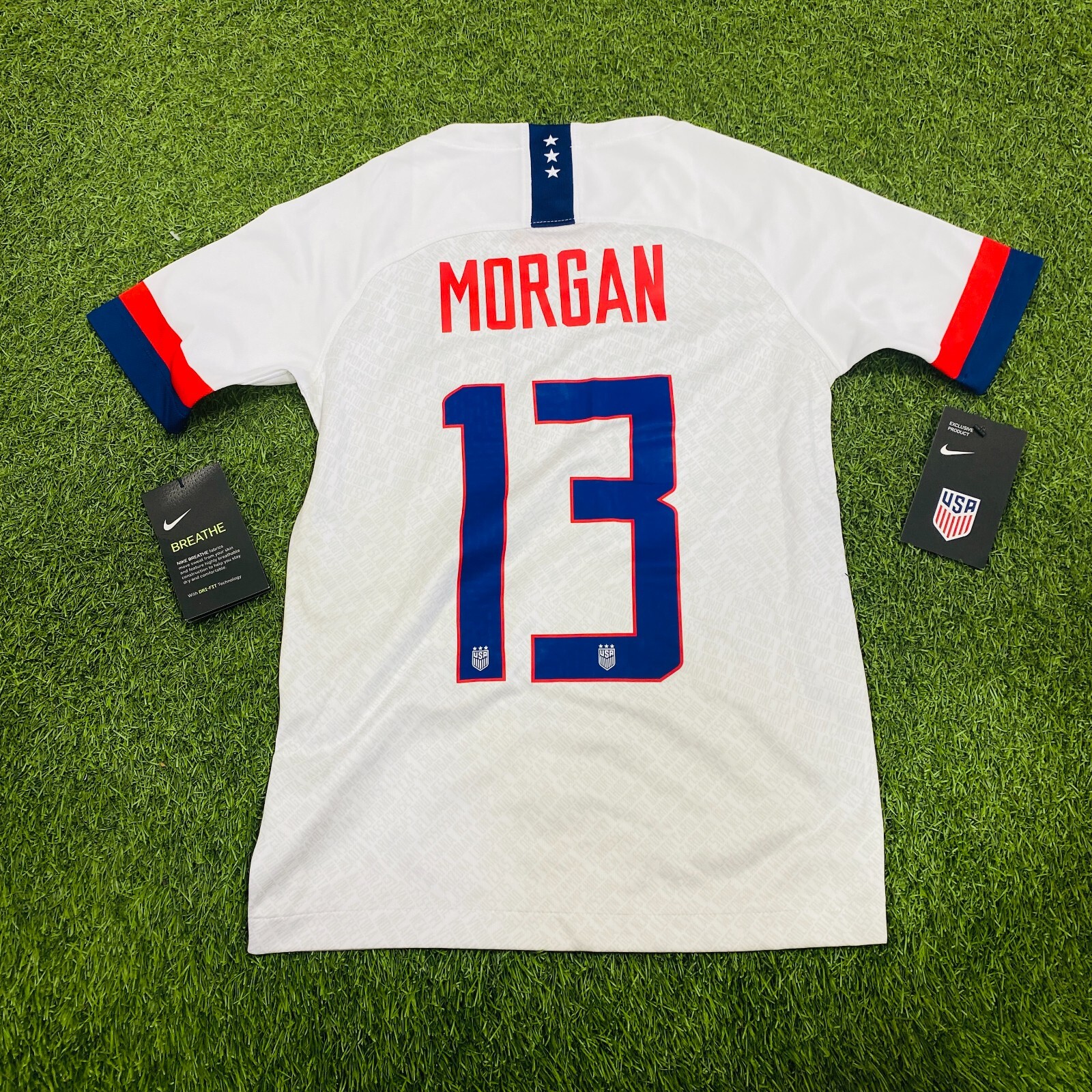 NIKE USA Youth Home Morgan #13 Jersey (World Cup 2019)