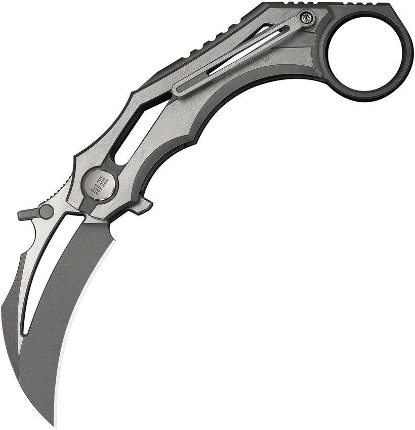 We Knife Co Ltd Cryonix Folding Knife 2" Bohler M390 Steel Blade Titanium Handle