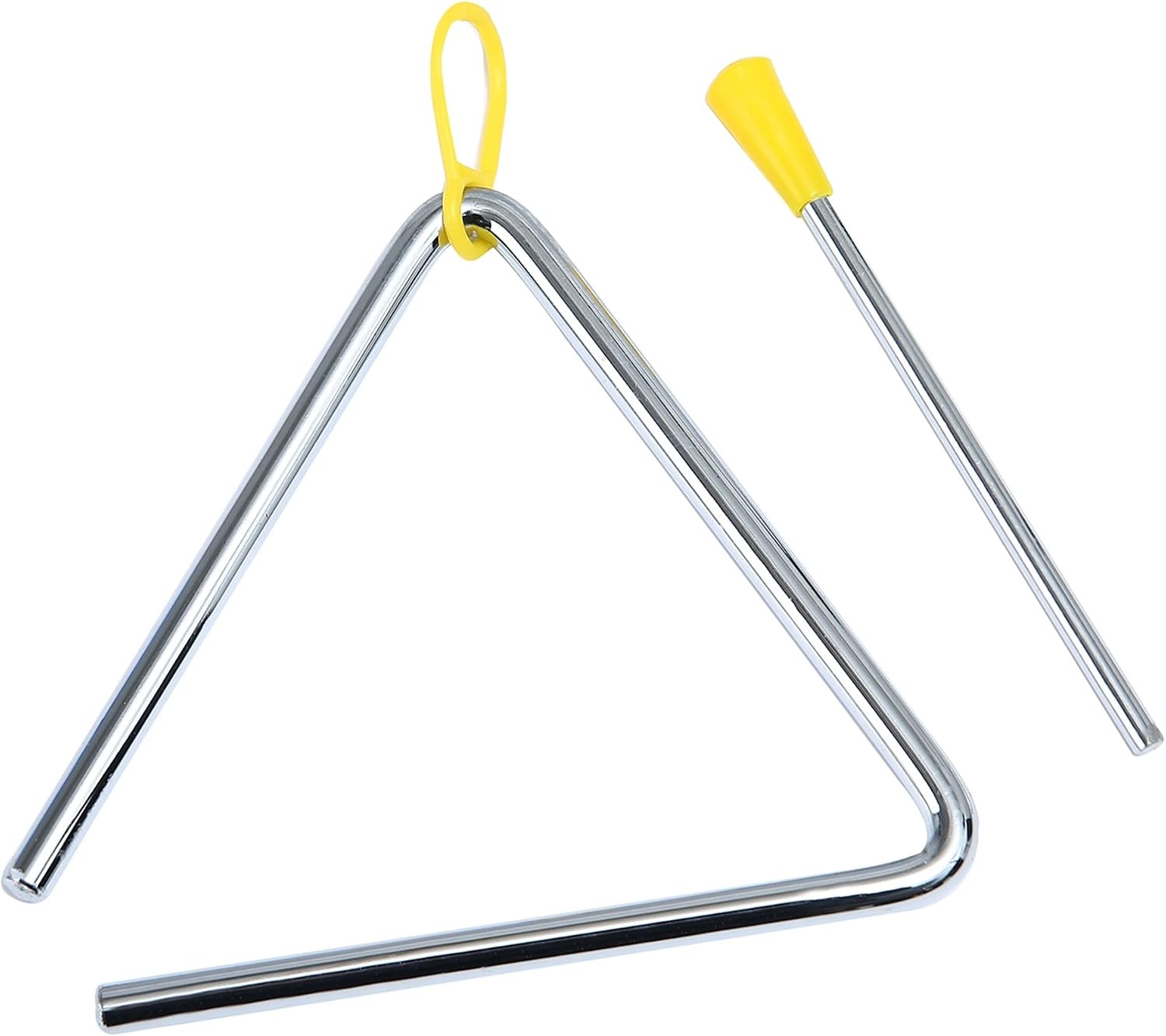 5 Inch Musical Steel Triangle Percussion Instrument With Striker