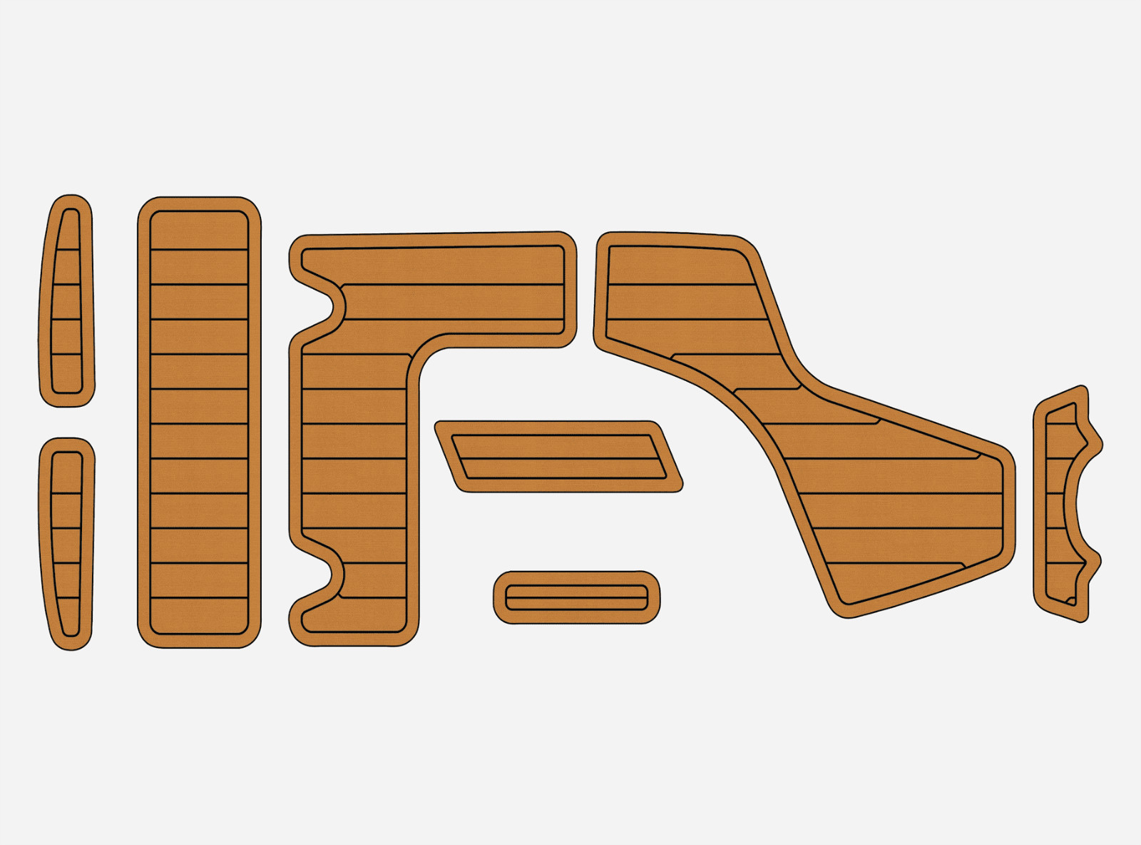 2021-2023 AB Inflatable 430 XP Anti-slip Custom EVA faux teak marine deck floor