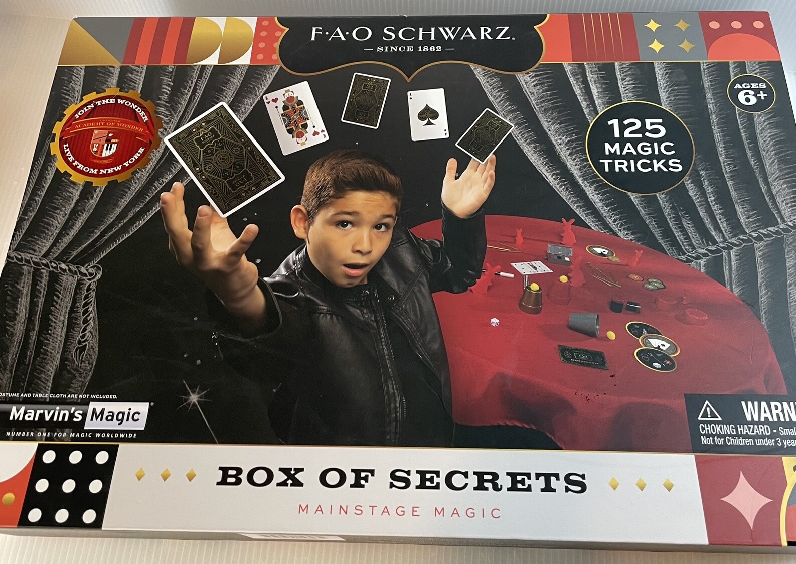 Magic TricksFAO Schwarz Marvins Main Stage Magic Box Of Secrets 125 Magic Tricks