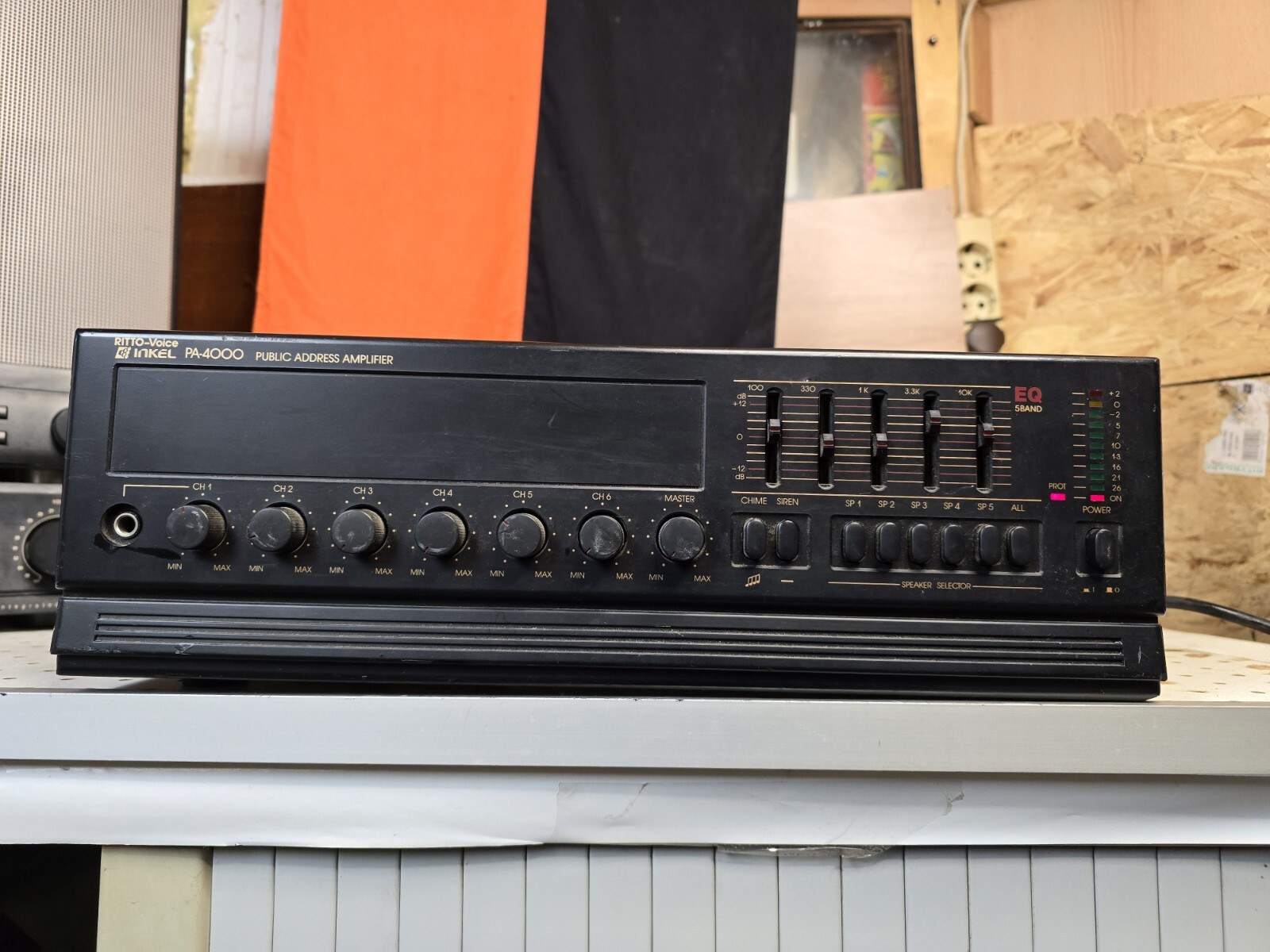 RITTO-VoiceINKEL PA-4000PUBLIC ADDRESS AMPLIFIER, 120W