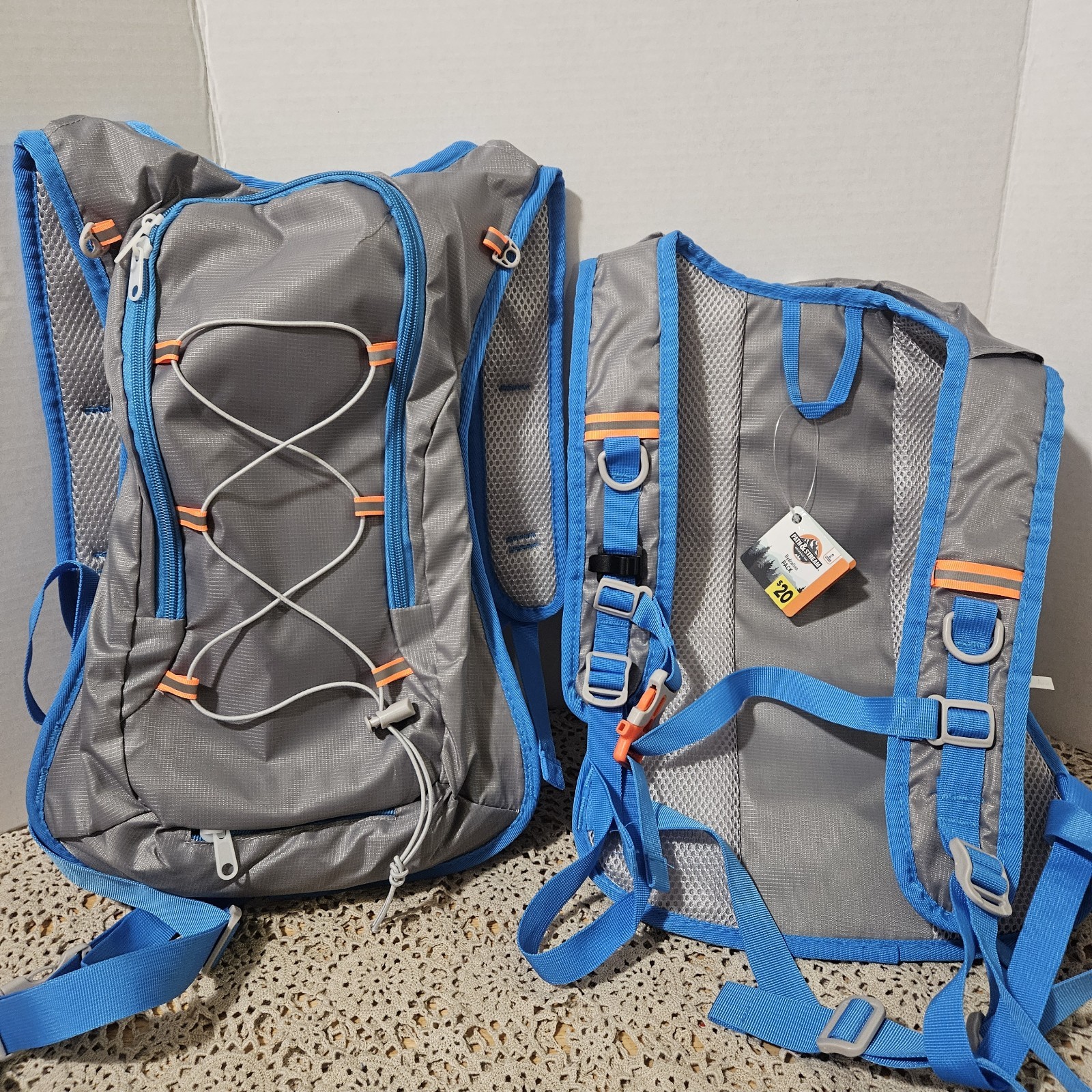 Lot 2 NEW Path & Stream 2 Liter Hydration Pack - Camping Hiking Beach