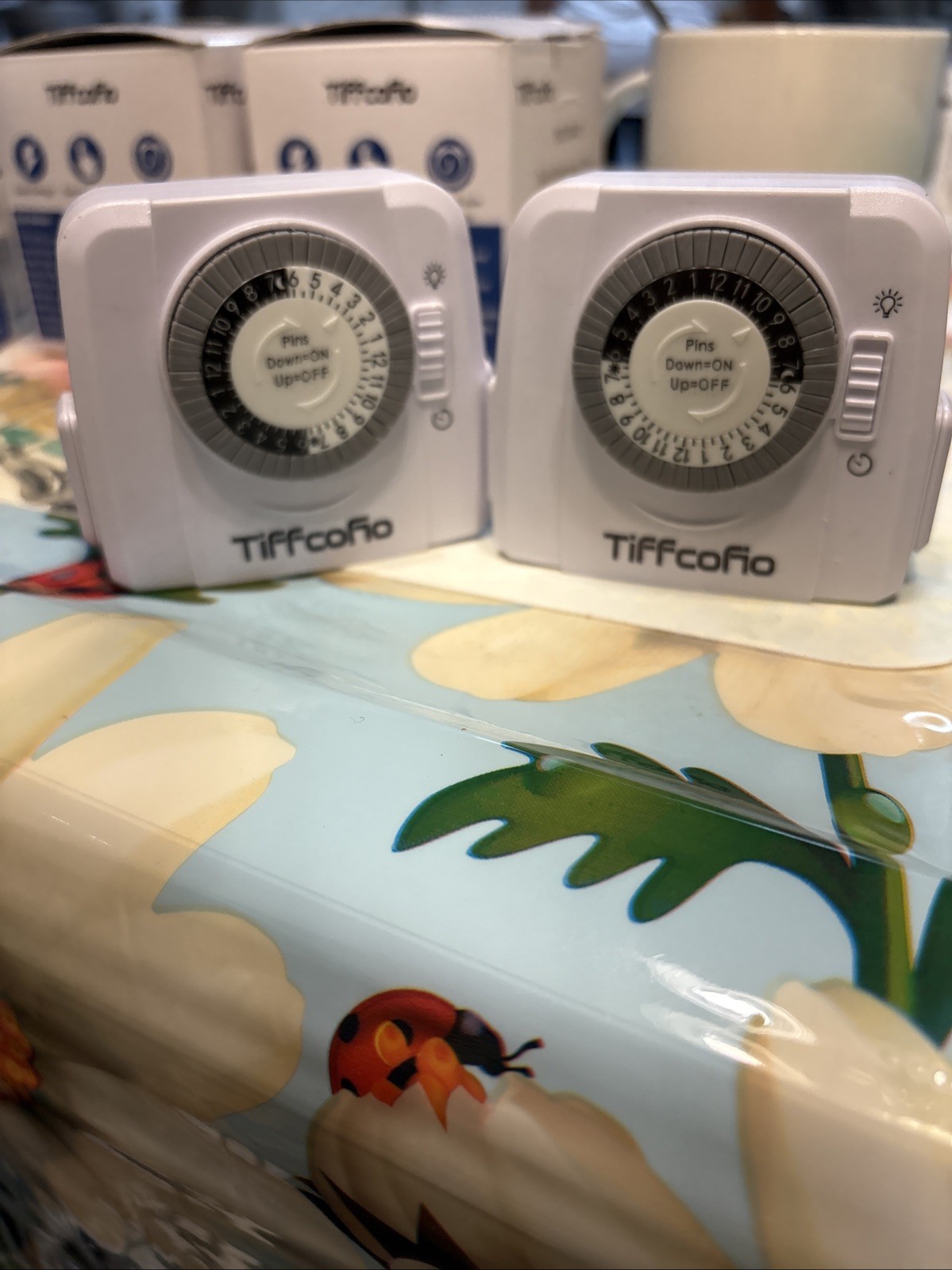 Tiffcofio Daily Mechanical Timer 2 Pack MH-013