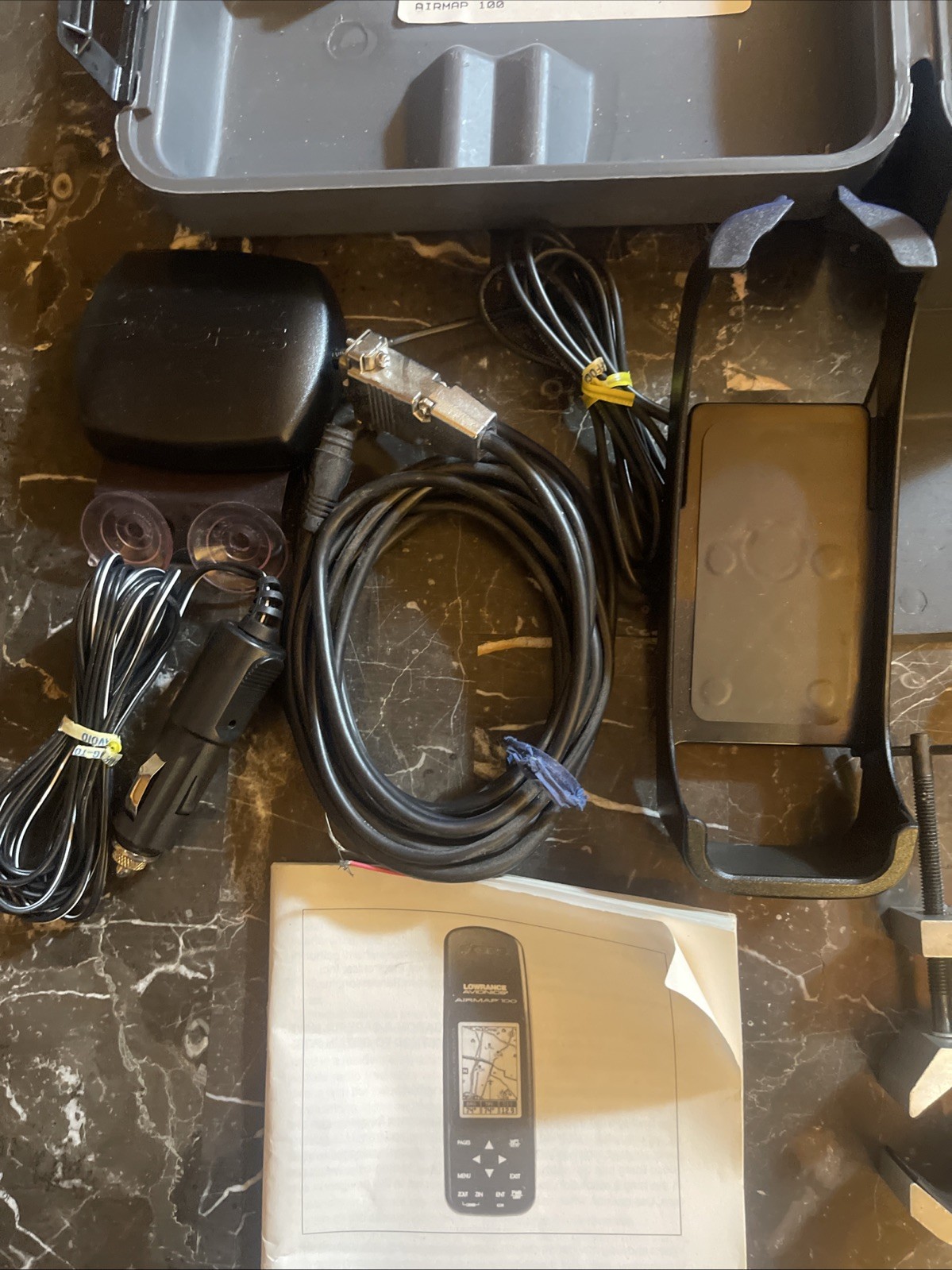 Lowrance Avionics AirMap 100 GPS System in Case