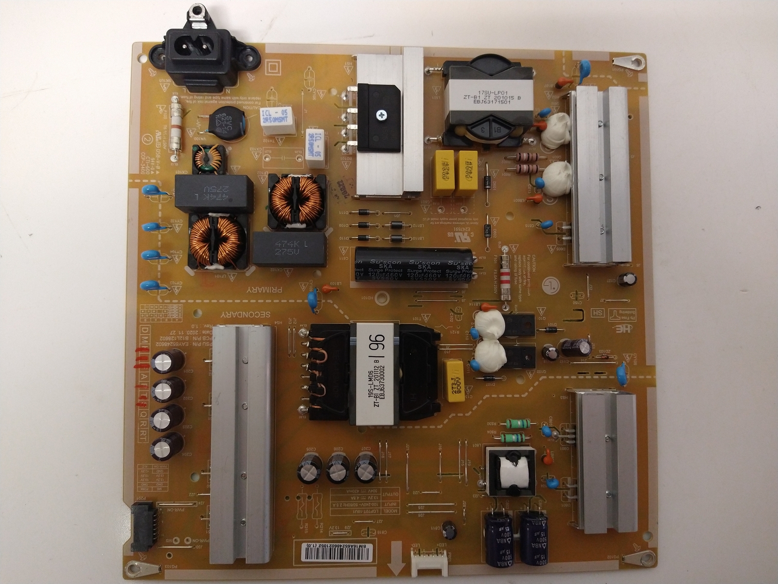 LG 70UN6950ZUA BUSMLJR Power Supply (LGP70T-19U1) EAY65248602